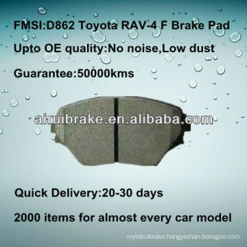 D862 semi-metallic Toyota RAV-4 brake pad